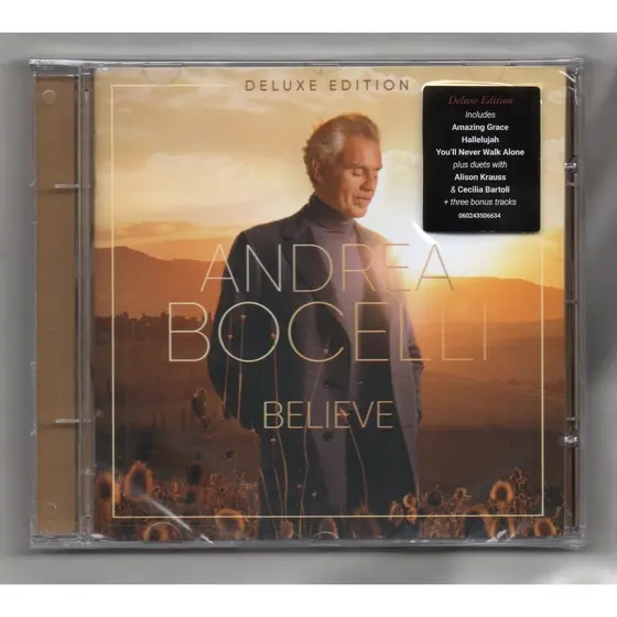 Andrea Bocelli CD Believe Deluxe Edition