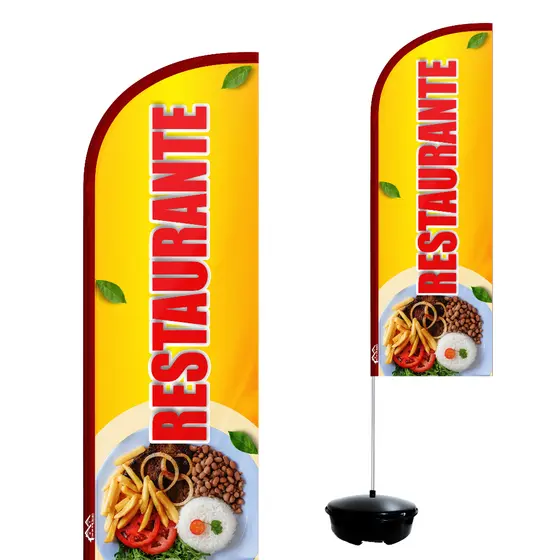 Wind Banner Completo 2,10m Restaurante