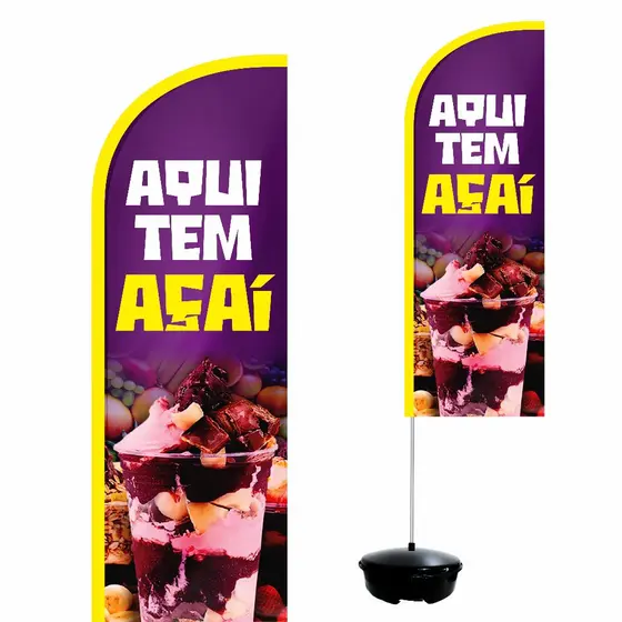 Wind Banner Completo 2,10m Açaí M4