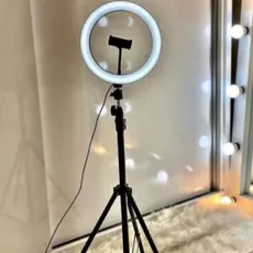 14 Polegadas 37CM Ring Light Iluminador Com Tripé De Iluminador 12 Polegadas Com Tripé De 2 Metro