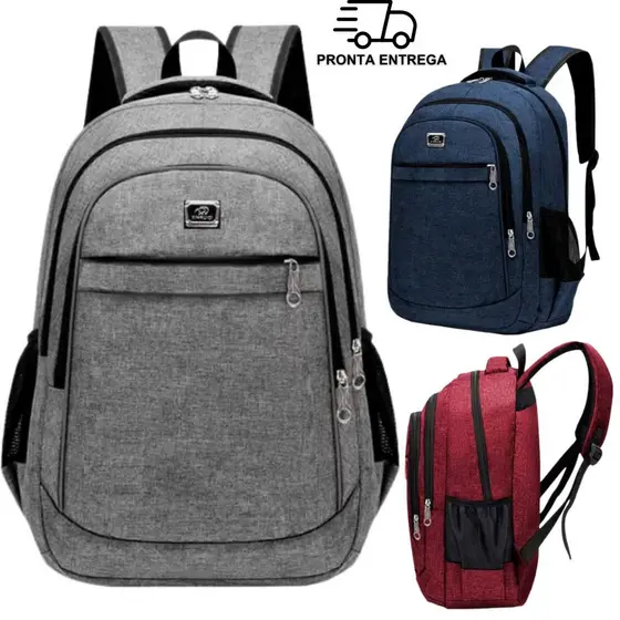 Mochila Escolar Viagem Resistente Coreana Masculina Feminina Colorida unissex