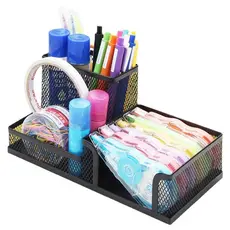 Caixa de armazenamento de porta-canetas porta-canetas porta-canetas porta-canetas porta-canetas para alunos desktop caneta criativa porta-canetas de moda estudante papelaria fofa caixa de armazenamento de mesa multifuncional de grande capacidade