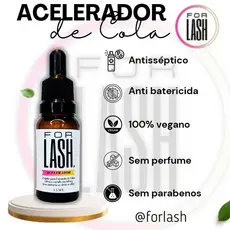 Finalizar e Acelerador de cola para extensão de cílios FORLASH