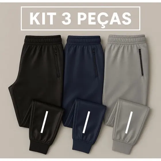 CALÇA JOGGER MASCULINO REFLETIVO PROMOÇÃO 2k26