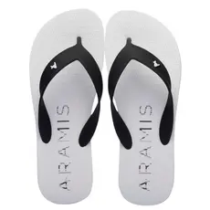 Chinelo Aramis Lines Branco Masculino Casual Confortável Solado Borracha Antiderrapante Original