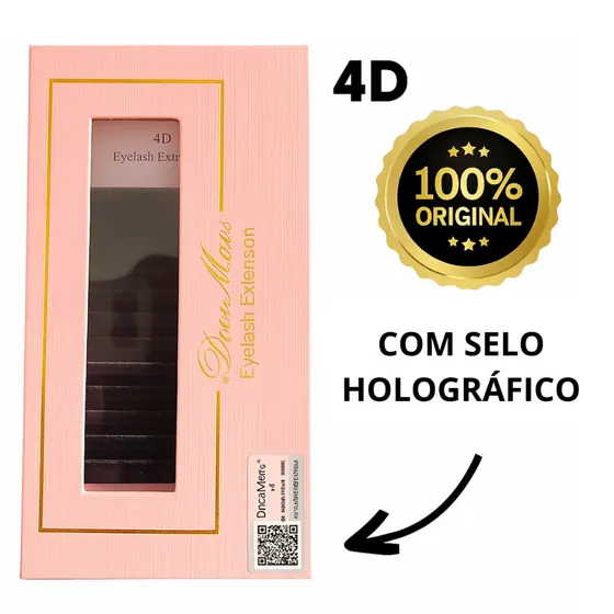 Cílios W 4D Decemars Original Com Selo Volume Egípcio Extensão De Cilios Alongamento Híbrido