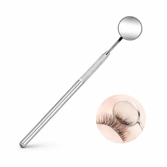 Espelho para Extensão de Cílios Lash Designer | Espelho Inox Profissional