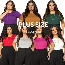 Kit 7 Camisetas Plus Size Feminina Academia Malha confortável Tamanho Extra Qualidade Impecável