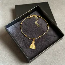 Pulseira Fé e Proteção – Nossa Senhora Aparecida Folheada