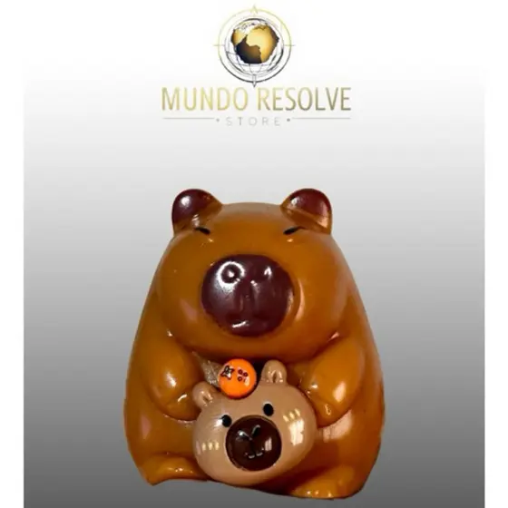 Capivara e Pintinho Squishy Fofinha – Anti-Stress de Apertar, Relaxante e Divertido