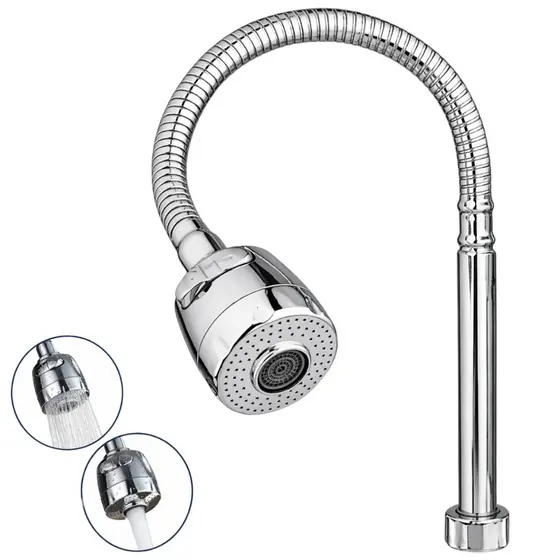 Tubo Gourmet Flexível de 2 Jatos Chuveirinho e Arejador 3/4
