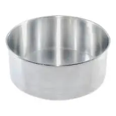 Forma Bolo Assadeira Redonda Alta Kit Alumínio Jogo Fundo 24x10Cm Alumínio Polida Pudim Torta Pão