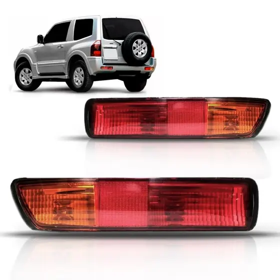 Lanterna Tras P/choque Pajero Full 2000 A 2002 Vemelho ambar