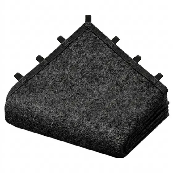 Tela Sombrite 80% Preto 6x2 6x3 6x4 6x5 Acabamento Proteção Solar UV Garagem Área Externa E Piscina