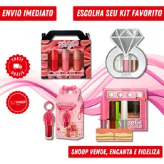 Gloss Labial By Fran | Varios Modelos Disponíveis | Brilho 3D Alta Fixação - Escolha o seu