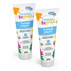 Kit 2 Pomada de Assadura para Bebê 45g Turminha da Bagunça Pomada Infantil Assaduras com Vitaminas Vegana Hipoalergênica