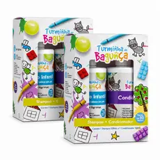 2 Kit Shampoo Condicionador Infantil Sem Lágrimas TURMINHA DA BAGUNÇA 500 ml - Vegano Hipoalergênico Fórmula Suave