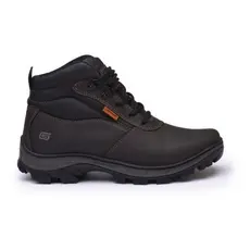Bota Com CA Com Bico De PVC De Segurança Botina Gogowear De Couro Para Trilha Moto Palmilha Gel