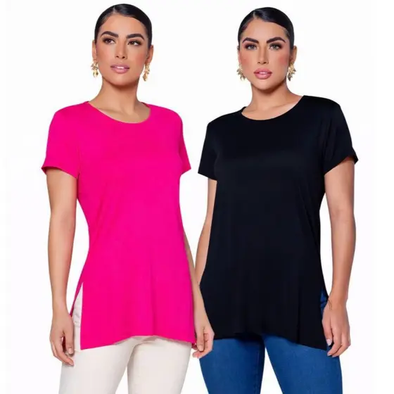 Kit 2 Blusas Sobre Legging Para Academia Cobre Bumbum Vest Legging Mullet