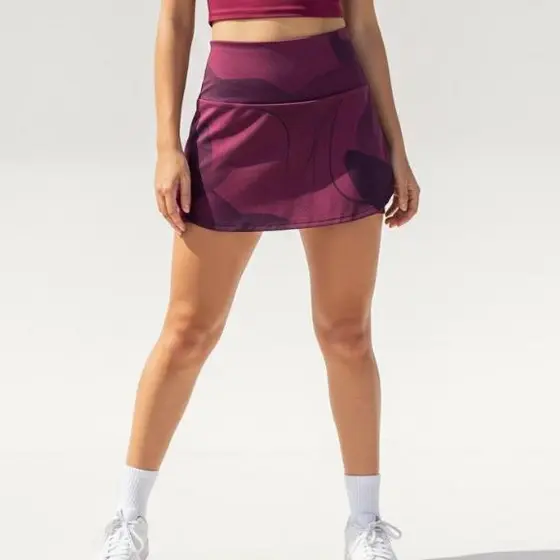 Short Saia Tapa Bumbum Fitness Feminino de Suplex - Caminhada, Academia, Esportes - Dia-a-Dia