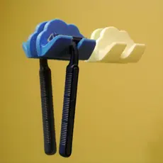 Suporte barbeador Gillette Box + Fita 3M Varias Cores
