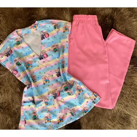 Scrub Conjunto Pijama Cirúrgico/Hospitalar (CUIDADOR 2 ref:039)Conforto, Qualidade e Durabilidade