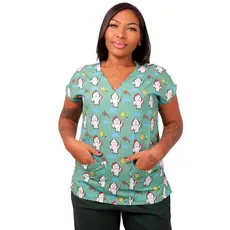 Scrub Conjunto Pijama Cirúrgico/Hospitalar (ZE GOTINHA 1 VERDE ref:024 )Conforto, Qualidade e Durabilidade