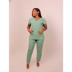 SCRUB Conjunto Pijama Cirúrgico/Hospitalar (VERDE MENTA)Conforto, Qualidade e Durabilidade