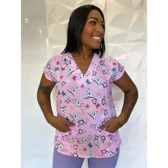 Scrub Conjunto Pijama Cirúrgico/Hospitalar (ODONTO 1 REF 29 )Conforto, Qualidade e Durabilidade