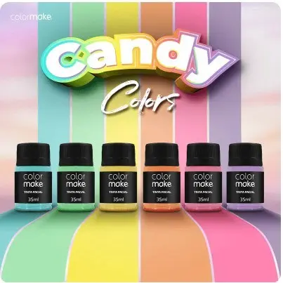 Tinta Facial Color Make CANDY 35ml