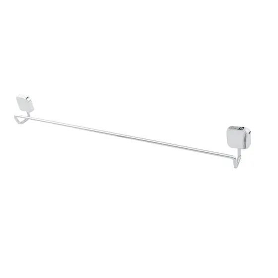 PORTA TOALHA DE BANHO PAREDE BANHEIRO  LUXO 30CM INOX