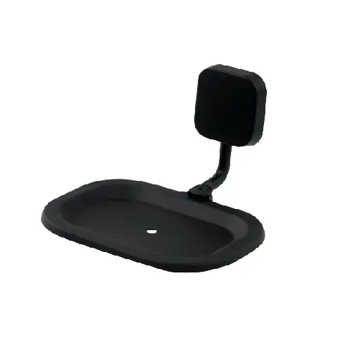 SABONETEIRA  PORTA SABONETE BANHEIRO EM INOX MODELO PREMIER LUXO BLACK PRETO FOSCO - LANÇAMENTO