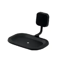 SABONETEIRA  PORTA SABONETE BANHEIRO EM INOX MODELO PREMIER LUXO BLACK PRETO FOSCO - LANÇAMENTO