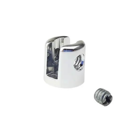 SUPORTE PINO FENDA PINS CROMADO PARA VIDRO DE 6mm (un)