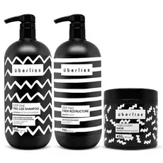 Kit Escova Progressiva Sem Formol Uberliss Avlon 2 Passos + Máscara 450g