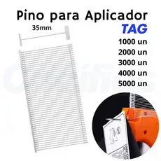 Pino Plástico 35mm para Aplicador de Etiquetas TAG