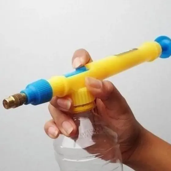 Pulverizador Garrafa Pet Bico Regula Pressão Resistente Portátil Manual Regador Aplicador Veneno