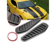Entrada De Ar Esportivo Universal Capô Intake Preto Scoop Tuning