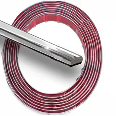 Rolo Friso Cromado Filete Universal Flexivel 5mm
