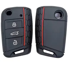 Capa Chave Canivete Vw Virtus Nivus Polo T Cross Golf Jetta Tera Taos Acessórios