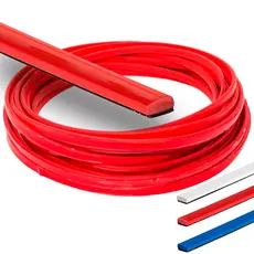 Rolo Friso Vermelho Decorativo Filete Universal Flexivel Interno Externo Grade Para-choque 6mm