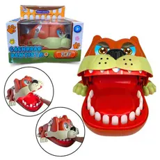 Jogo Cachorro Dentista Infantil Apertar os Dentes Brinquedo Morde Dedo