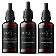 Kit Blends Capilares OBÁ LUÀ - Nutrição e Crescimento, Blindagem e Cachos - Uso Capilar