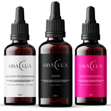 Kit das Estrelas PLUS OBÁ LUÀ Ojon, Rosa Mosqueta Rubiginosa e Alecrim - Uso Capilar e Corporal