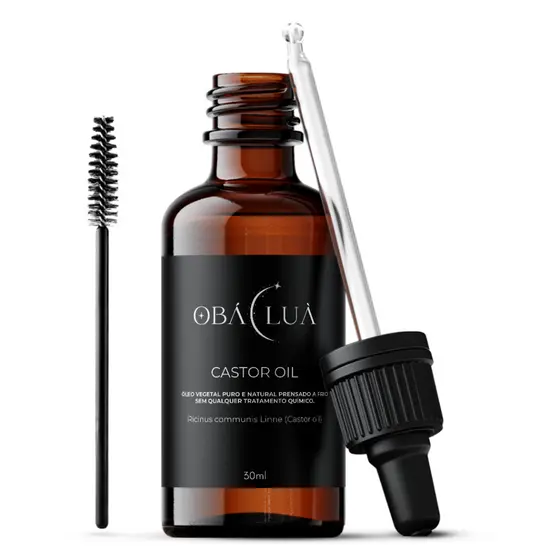 Castor Oil (Rícino) Óleo Vegetal 100% Puro - Crescimento Capilar Cílos E Sobrancelhas