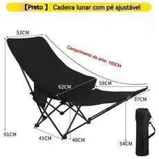 Cadeira Dobrável Grande Portátil 150kg Camping Praia Kala Cadeira Banco Banqueta Pesca Camping Praia