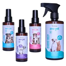 Colônia Pet Perfume Pet Colônia para Cães e Gatos Banho Seco Via Aroma