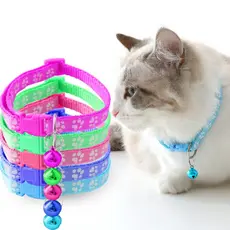 Coleira Pet Pequeno Porte com Sino Ajustável Coleira com Guizo Coleira com Sino Pet