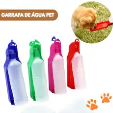 Garrafa de Água para Cachorro Gato Garrafa de Água Pet Bebedouro Dispenser 450ml