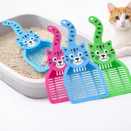 Pá Higiênica para Gato Pá para Areia de Gato Pá Grande Pá Limpeza Caixa de Areia